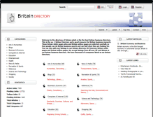 Tablet Screenshot of britaindirectory.biz